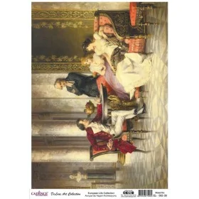 Model EL002 Deluxe Art Collection Pirinç Dekopaj 60x84cm